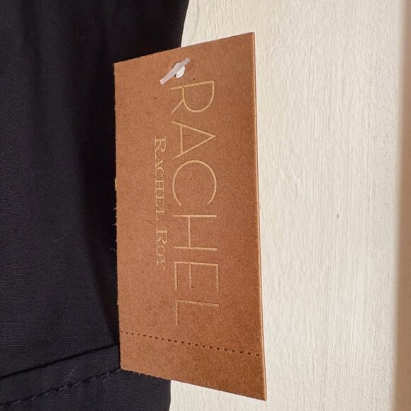 Rachel Rachel Roy Black Beaded Sleeveless Collared Dress NWT Women’s Size 4 - Picture 4 of 9